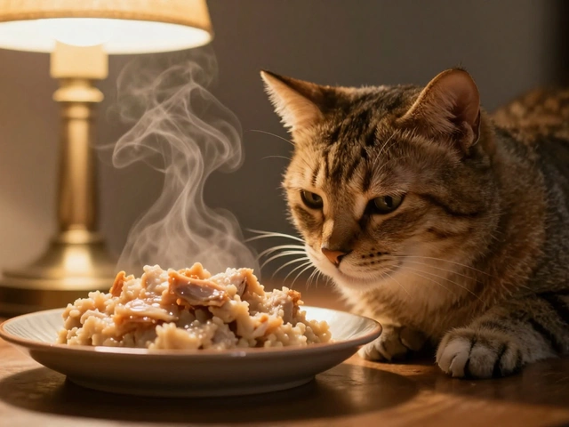 Что может соблазнить больную кошку поесть?